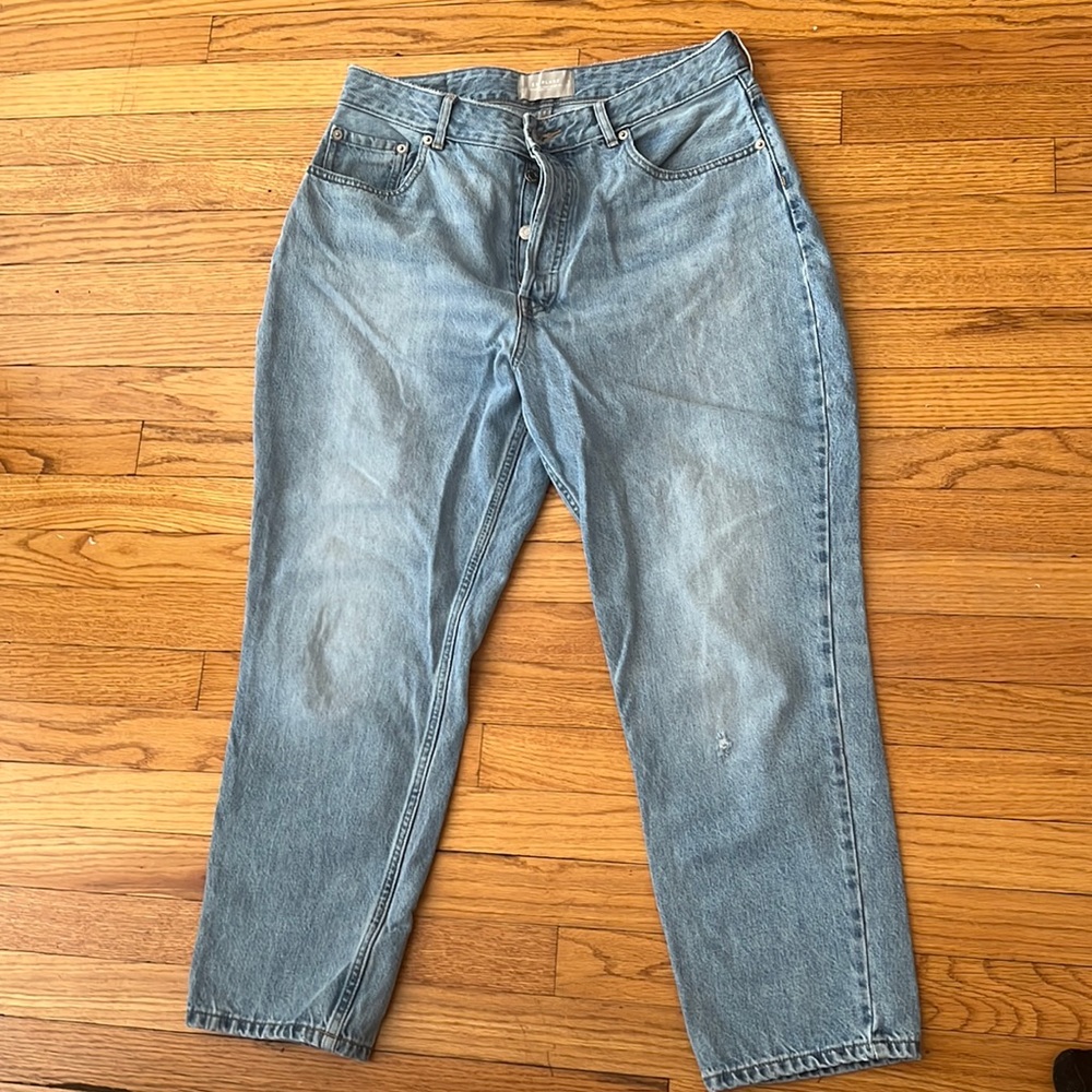 Everlane curvy 90s cheeky straight jeans